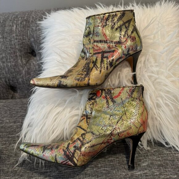 Costa Blanca 3” Heeled Boots – Graffiti Size 9 - Picture 2 of 9